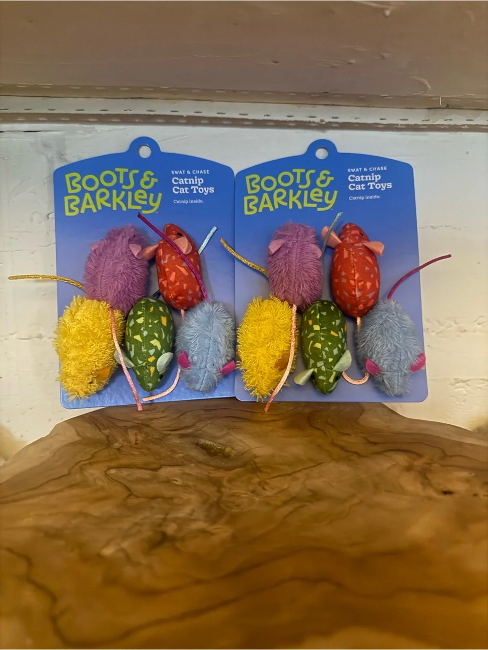 NEW Boots & Barley Catnip Cat Toys Swat & Chase 5 Mice Per Pack *6 Packs*
